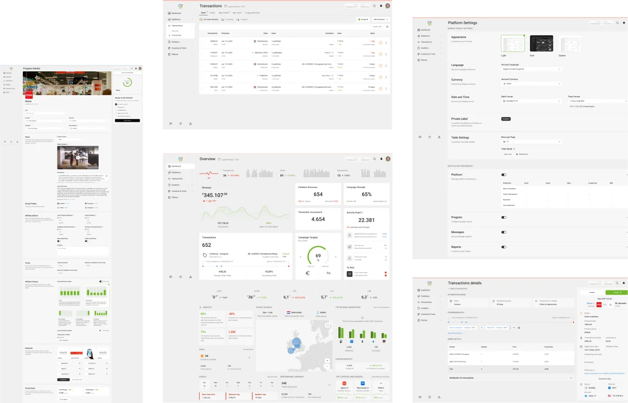 TradeTracker redesign — closing visual